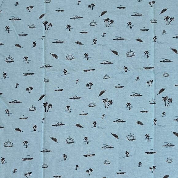 NWT Lucky Brand Men’s Blue Summer Icon Soft Cotton Crewneck Tee - SIZE XXL - Picture 4 of 7